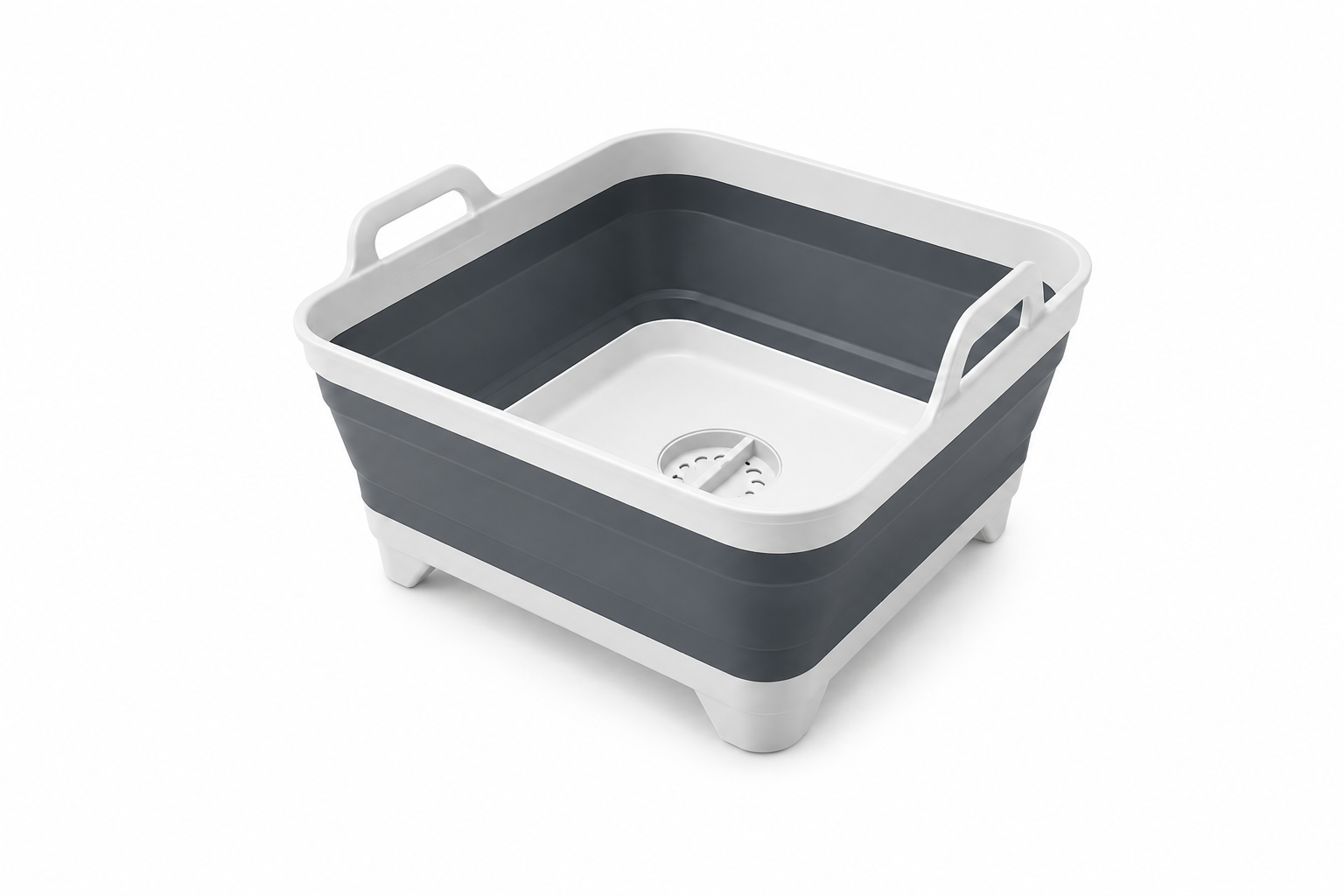 Foldable Washing Up Bowl with Drainer