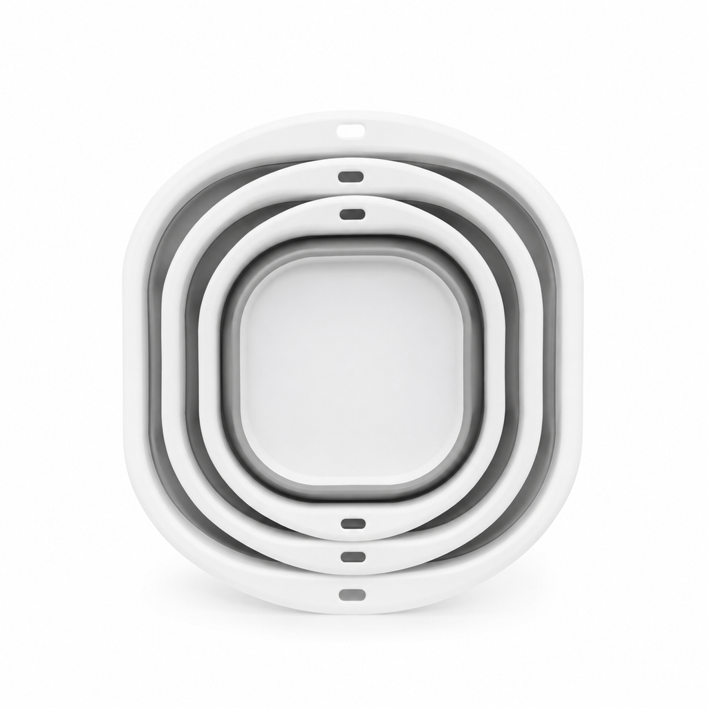 Ensemble de Bassins Pliables de Voyage – 3 Formats